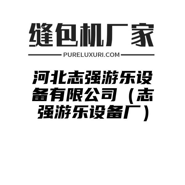 河北志强游乐设备有限公司（志强游乐设备厂）