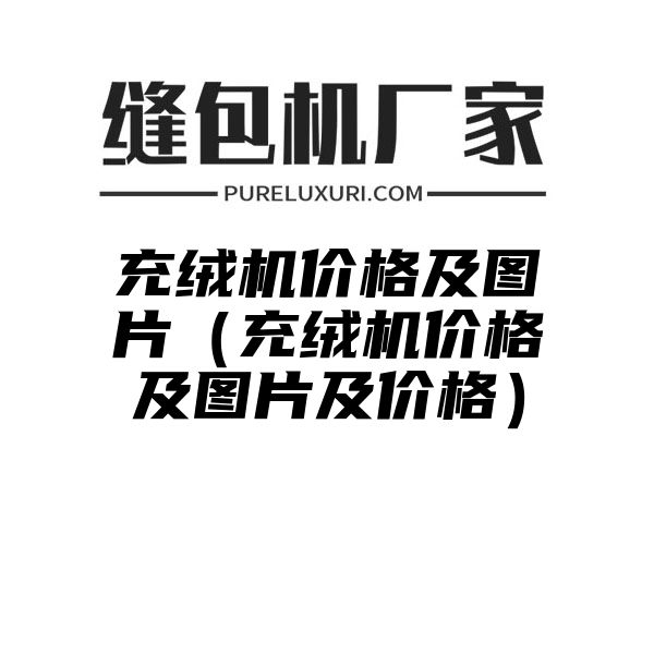 充绒机价格及图片（充绒机价格及图片及价格）